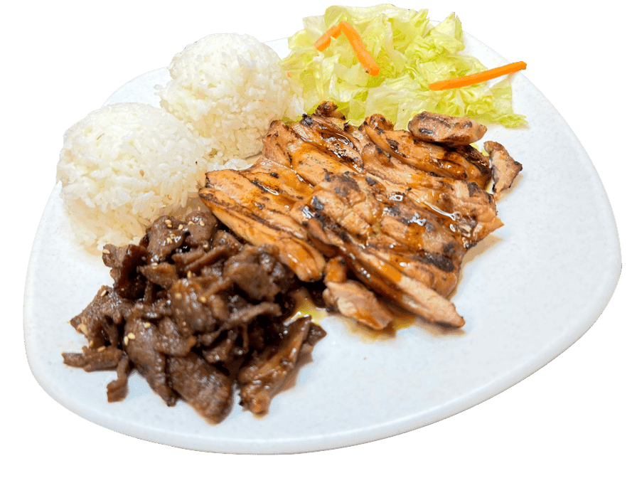 Chicken & Pork Combo Teriyaki