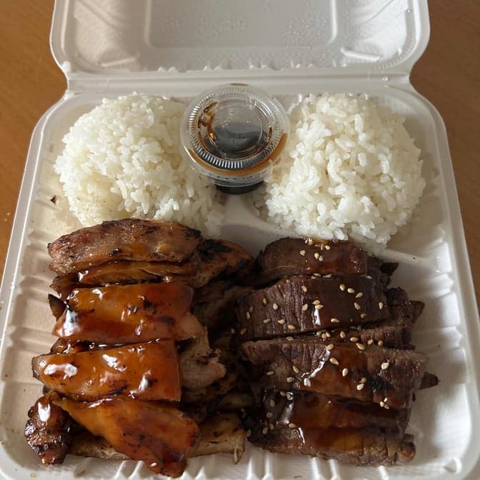 Chicken & Beef Combo Teriyaki